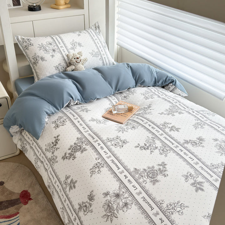 Polka Dot Patterned Duvet Cover Set
