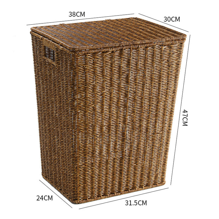 Elegant Handwoven Laundry Basket