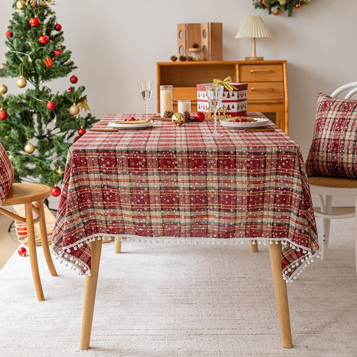 Festive Patterned Tablecloth