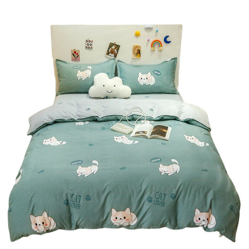 Fun Cartoon-Themed Duvet Cover Set