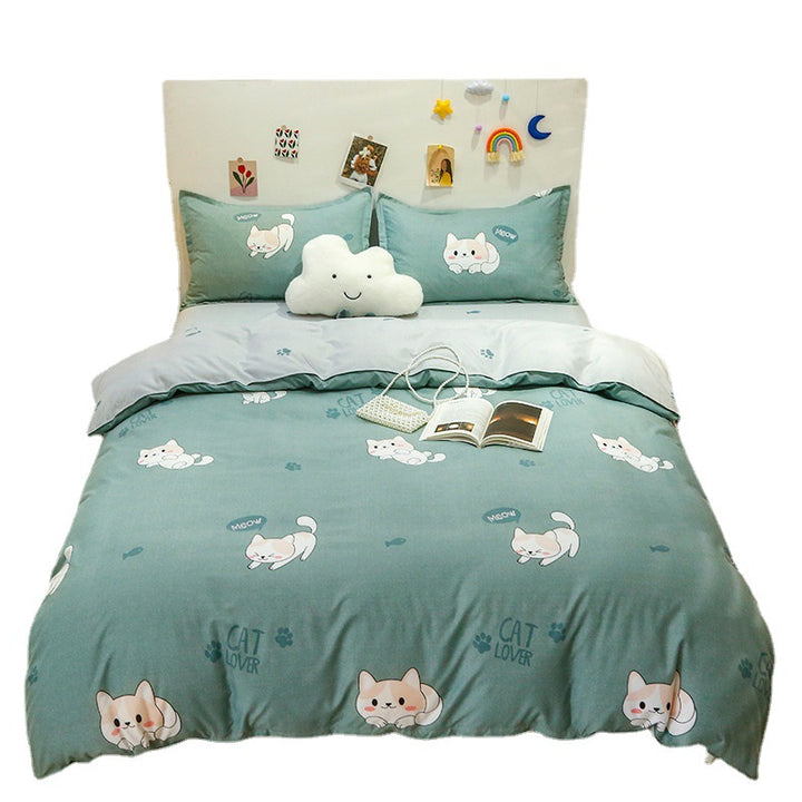 Fun Cartoon-Themed Duvet Cover Set