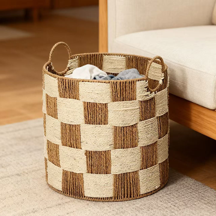 Natural Fiber Storage Basket