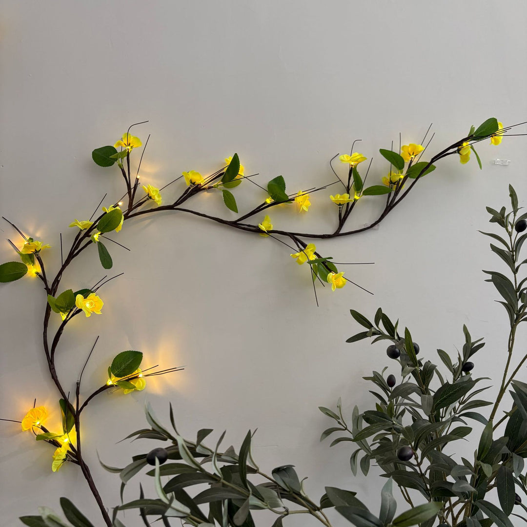 Ornate LED Cherry Blossom Wall Light