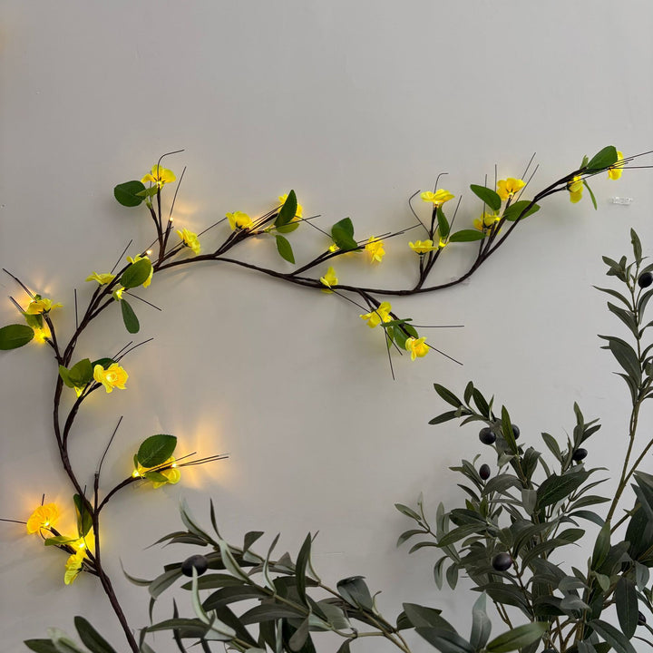 Ornate LED Cherry Blossom Wall Light
