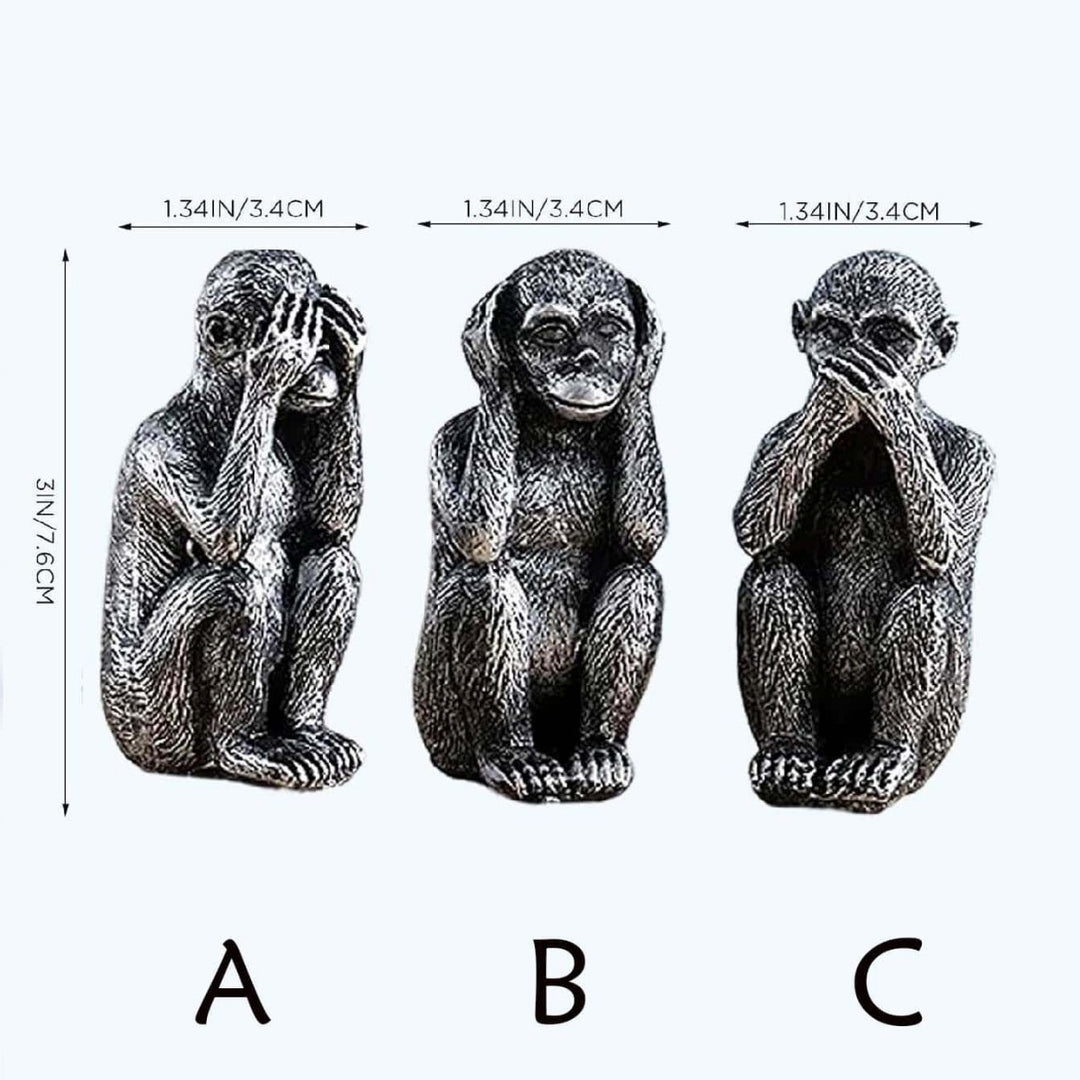 Decorative Three Wise Monkeys Figurine