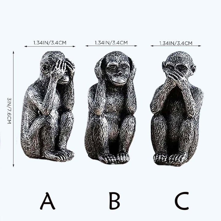 Decorative Three Wise Monkeys Figurine