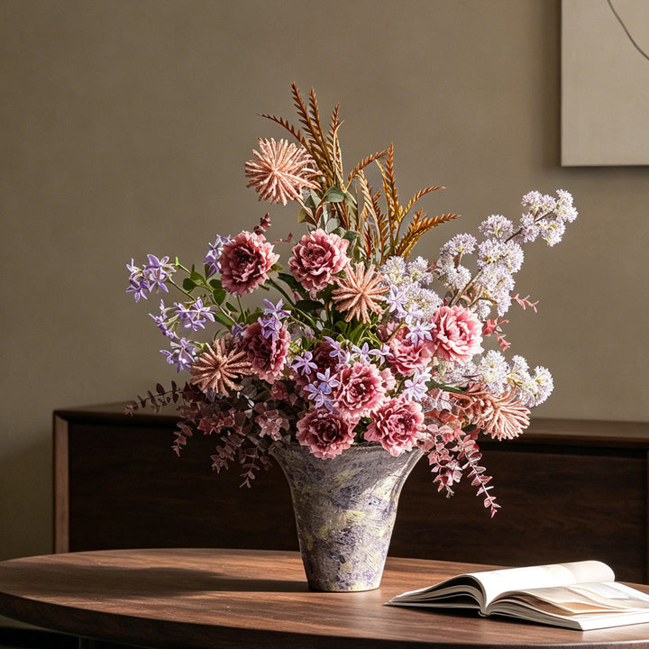 Artistic ceramic flower vase