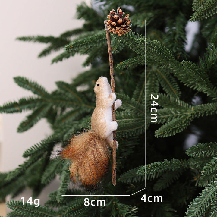 Cute decoration figure with squirrel motif
