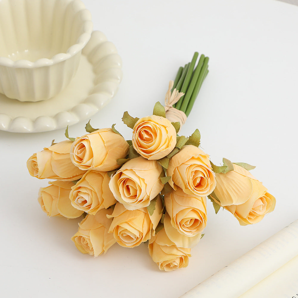 Artificial rose bouquet with fine details