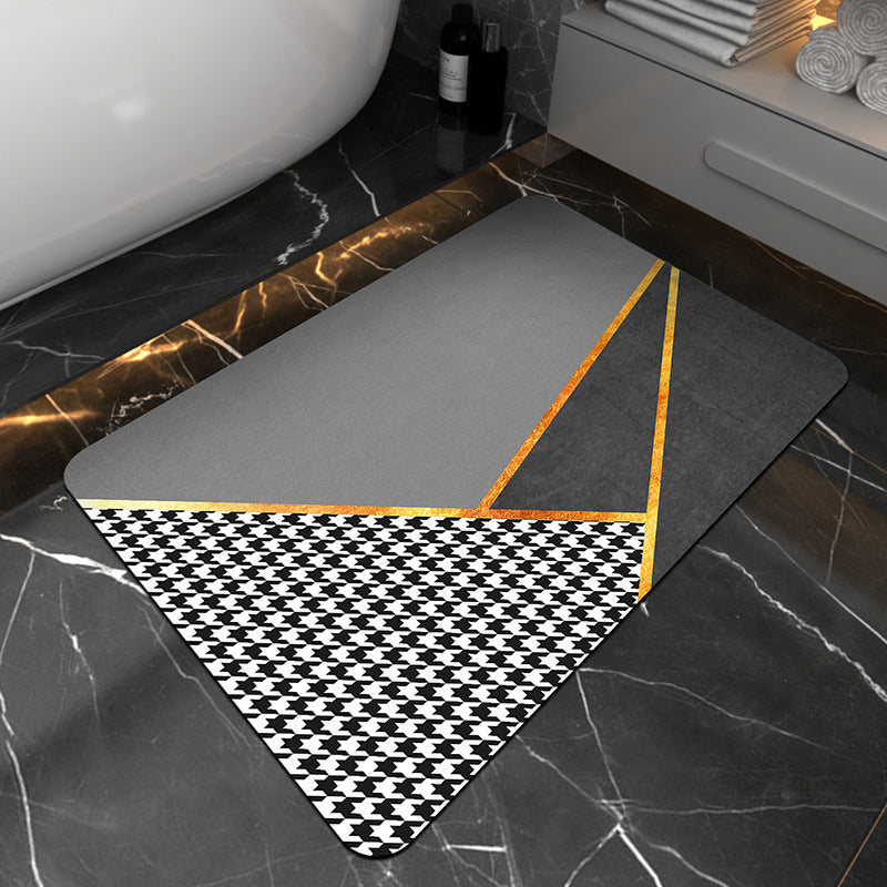 Modern Geometric Bath Mat