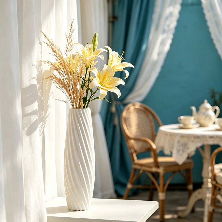Elegant Twisted Decorative Vase