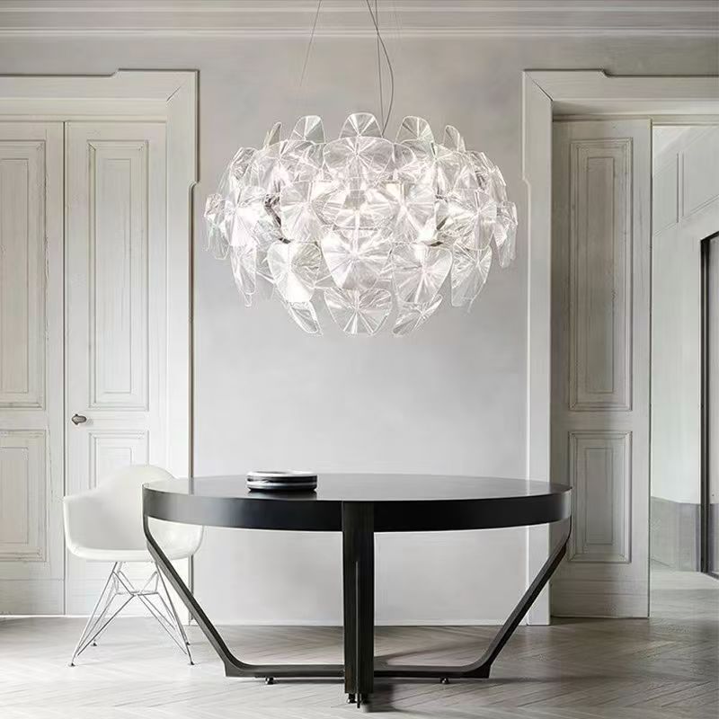 Modern geometric pendant light