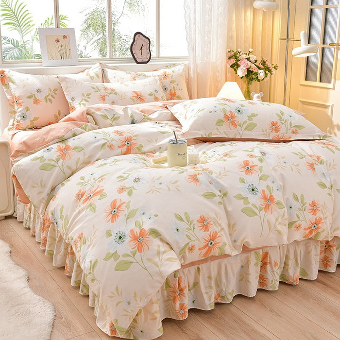 Floral Design Comforter Set