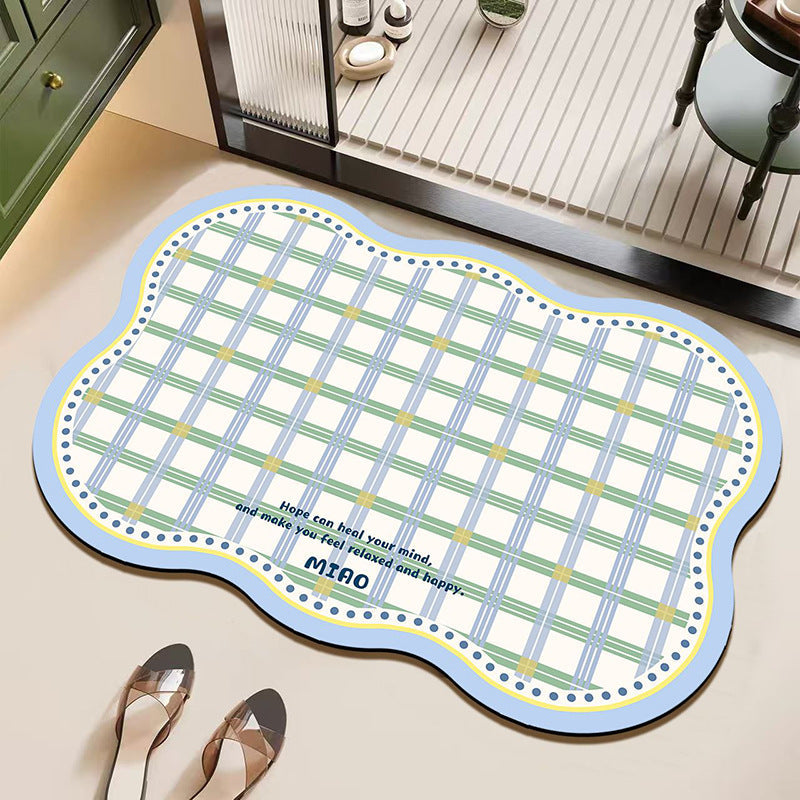 Cute Plush Bathroom Mat