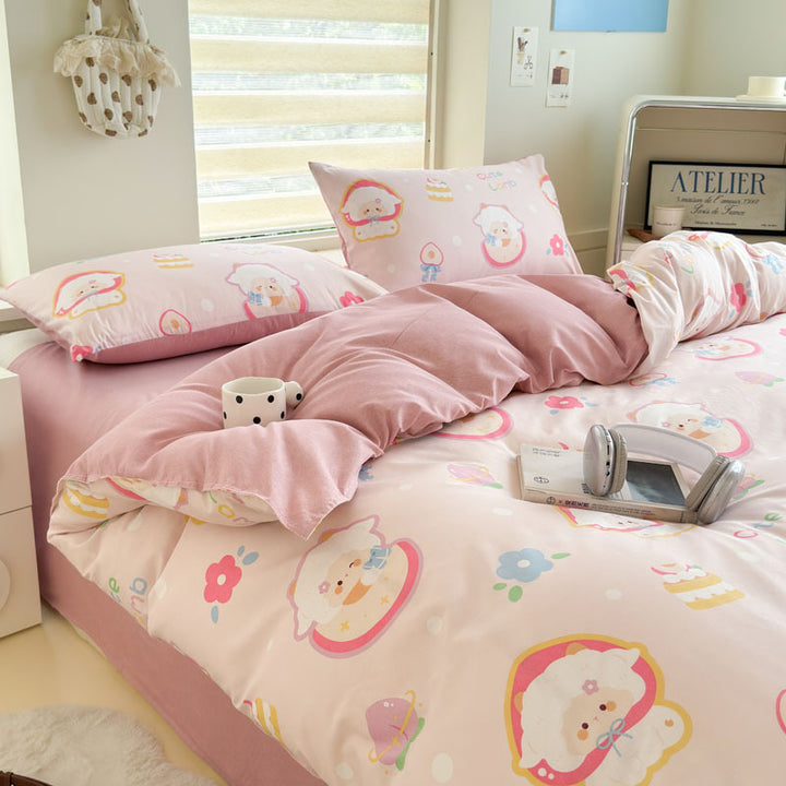 Playful Animal-Themed Bed Linen Set