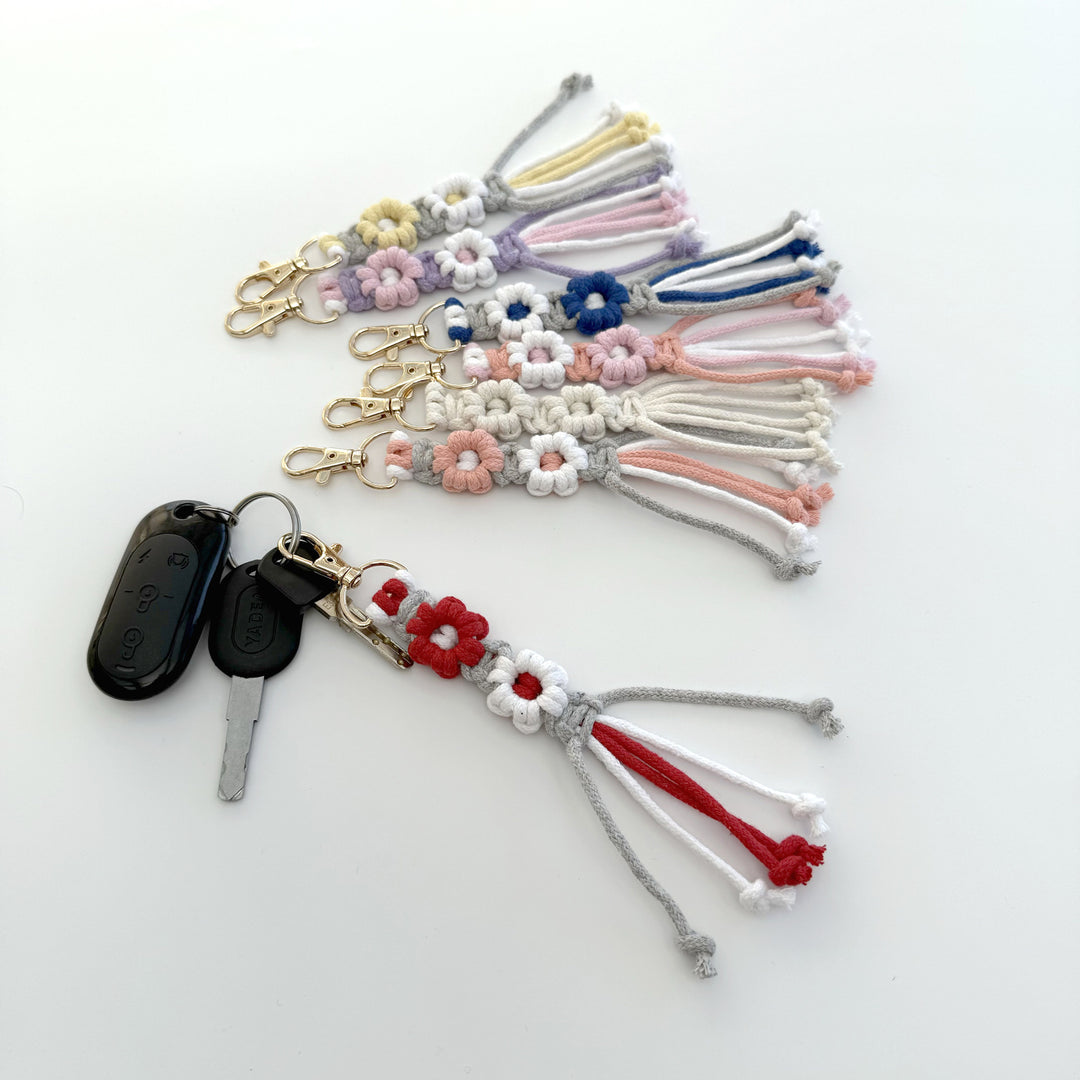 Macrame Keychain with Tassel