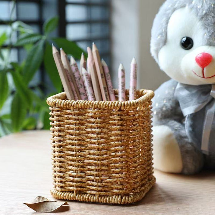 Handwoven Decorative Storage Bin