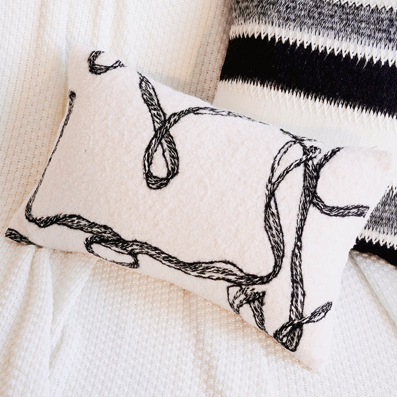 Artistic Abstract Pattern Decorative Pillow