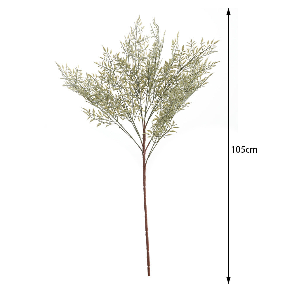 Decorative artificial branch with filigree, curved twigs