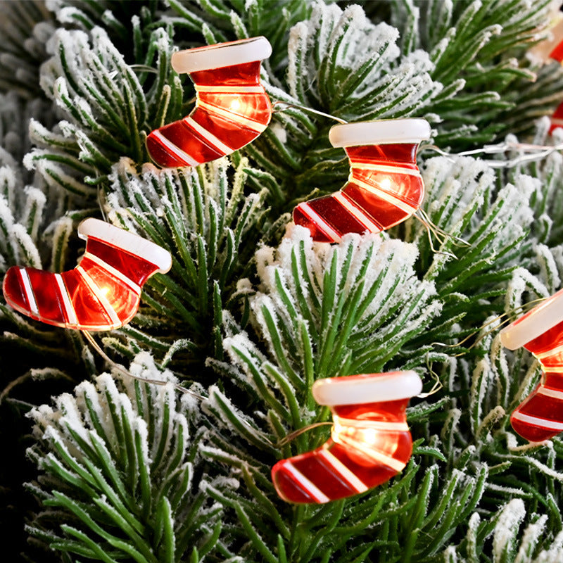 Christmas Reindeer Glass LED String Lights