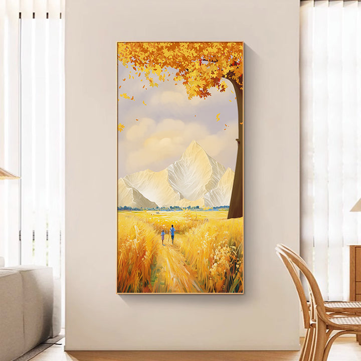 Framed Autumn Landscape Art Print