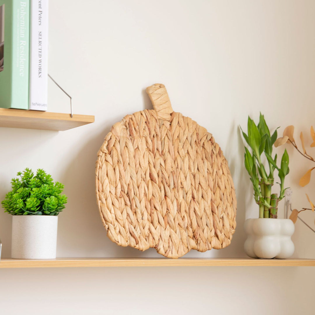 Decorative Woven Pumpkin Wall Art