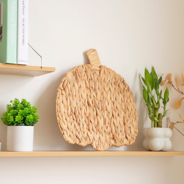 Decorative Woven Pumpkin Wall Art