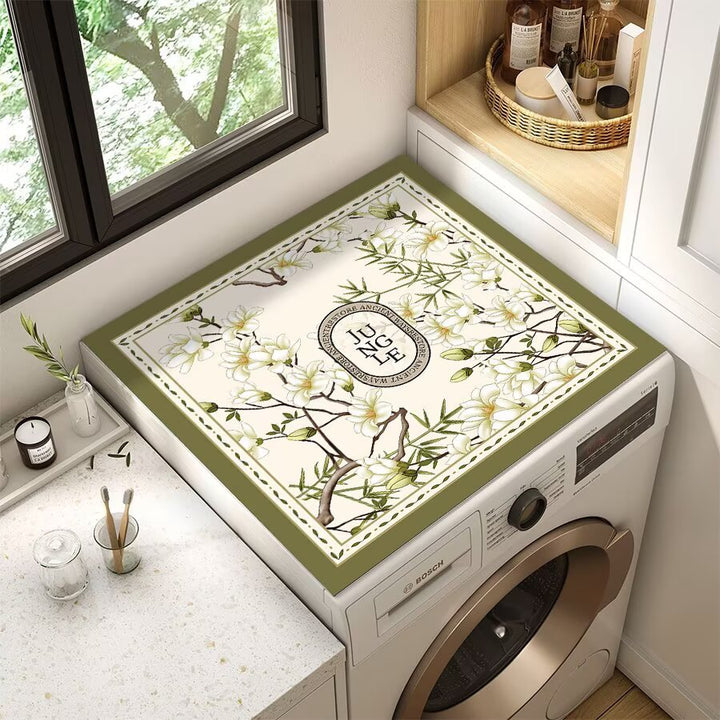 Decorative Floral Laundry Counter Mat