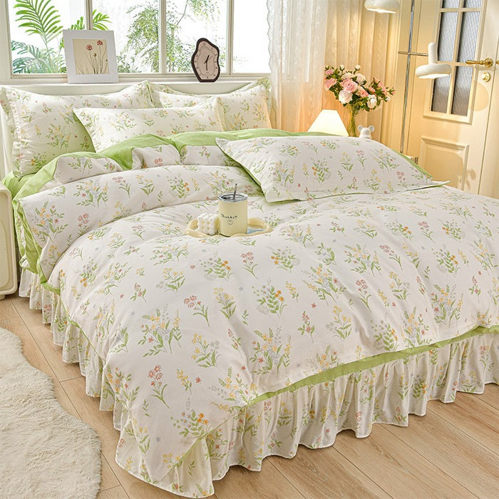 Floral Design Comforter Set