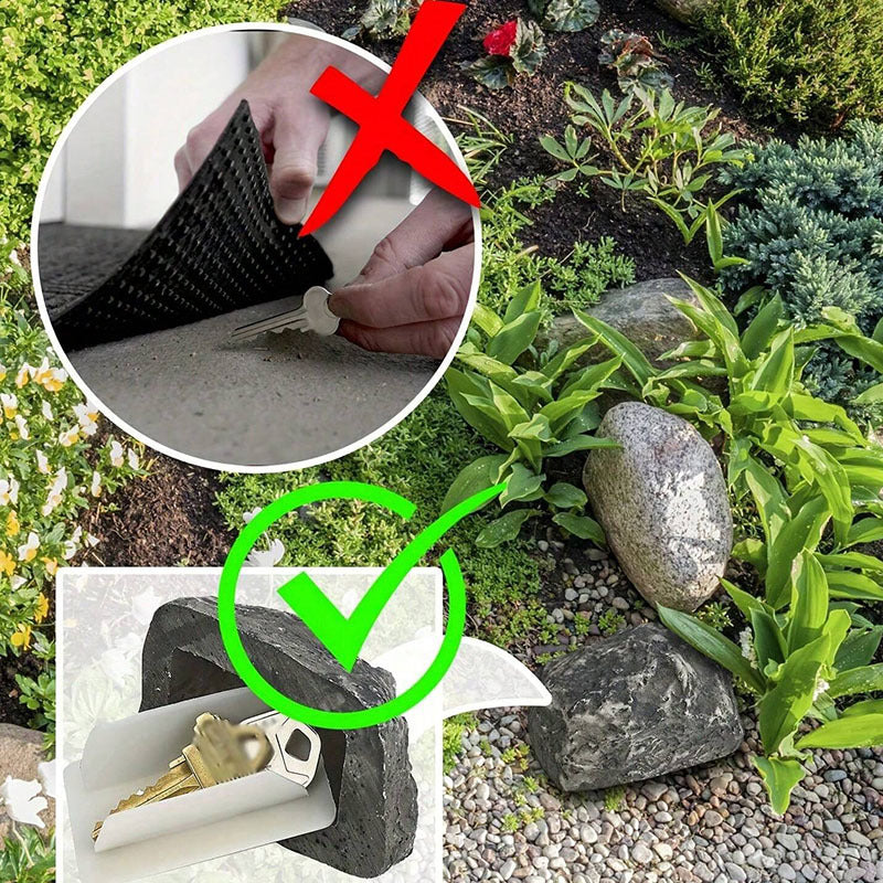 Decorative Rock-Shaped Phone Holder