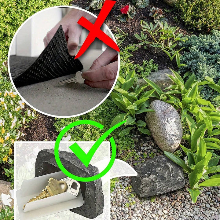Decorative Rock-Shaped Phone Holder