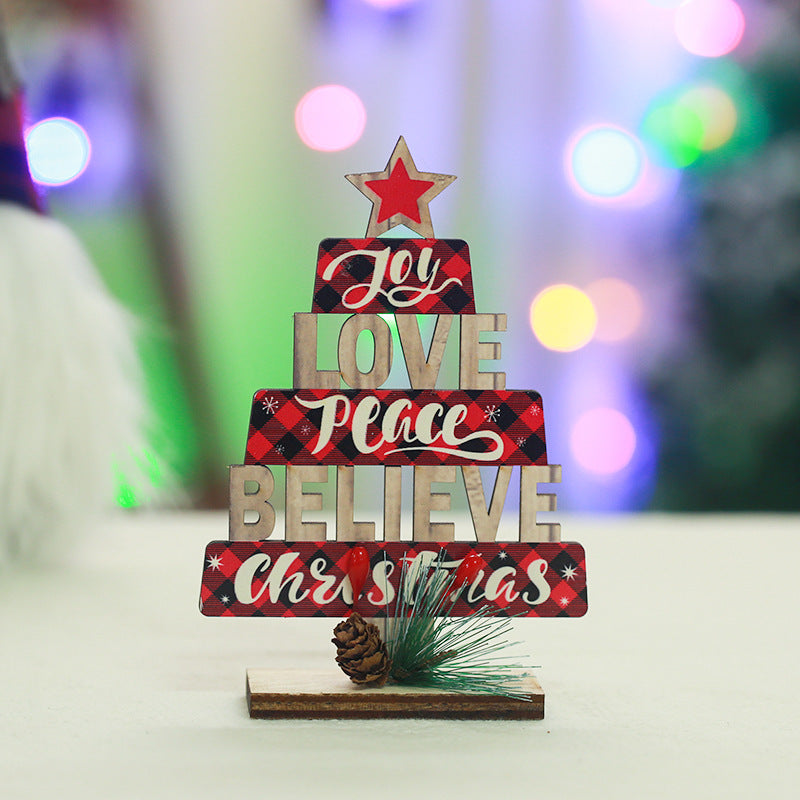 Decorative Christmas tree table item
