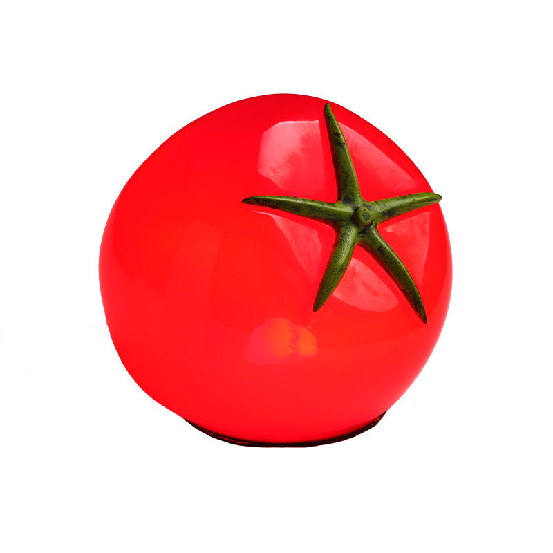 Tomato-shaped decorative table lamp