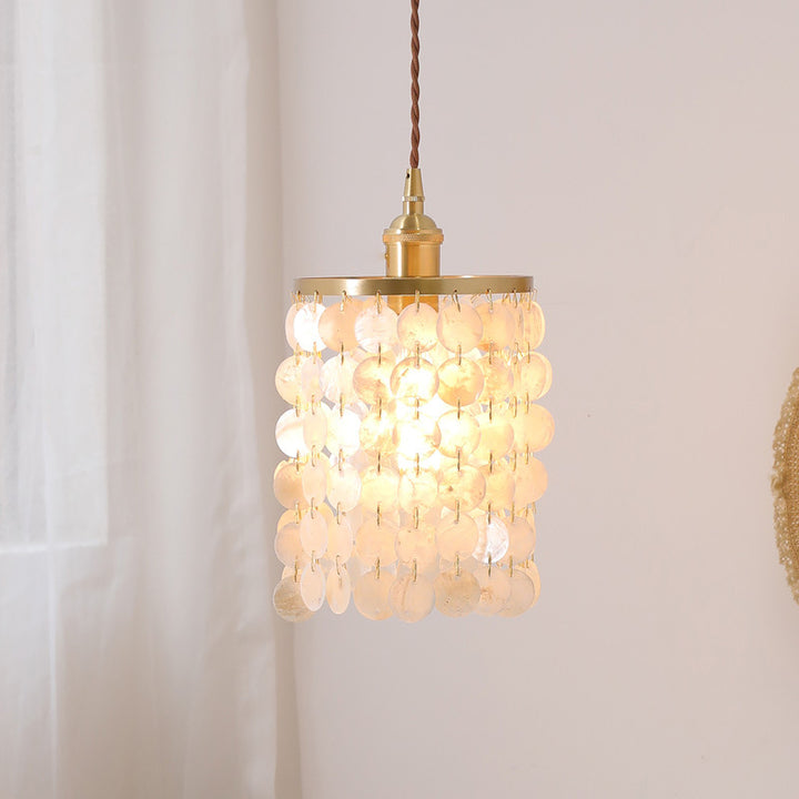 Vintage-Style Glass Pendant Light