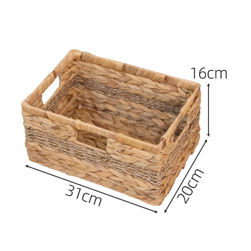 Modern storage basket made of natural materials