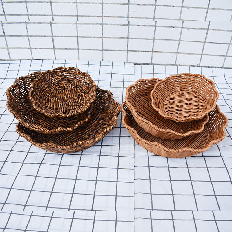 Multi-Tiered Woven Basket Set