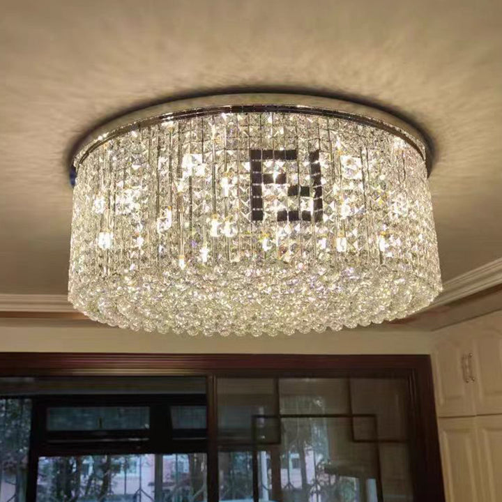 Crystal Cascade Ceiling Light