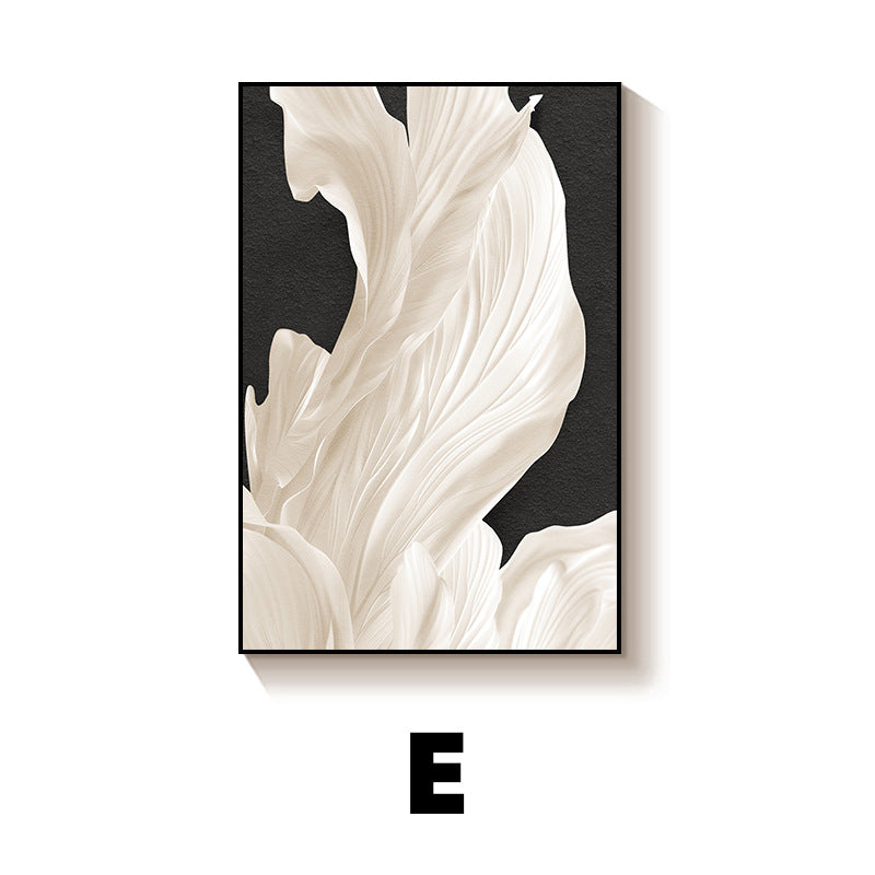 Elegant Floral Textured Wall Art