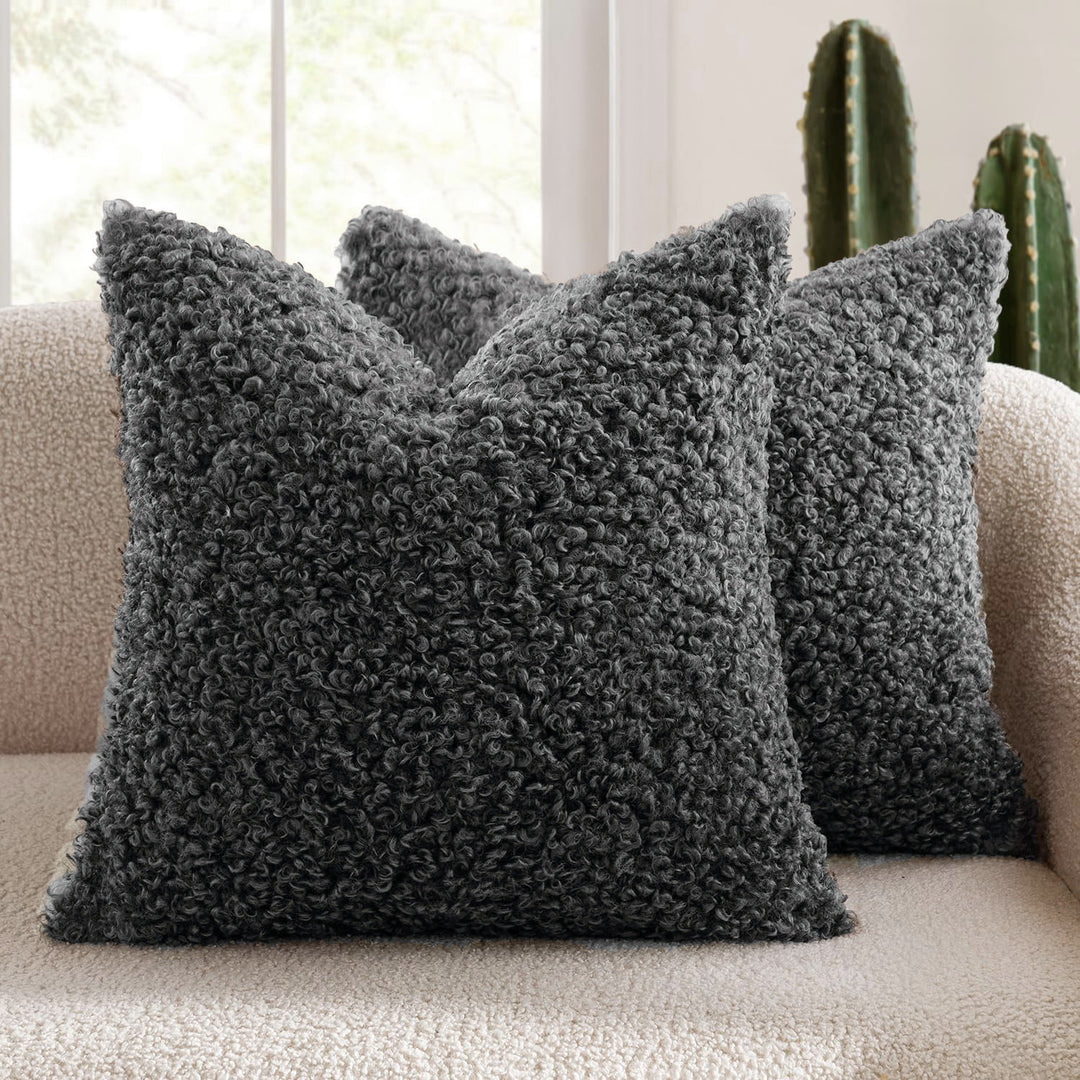 Fluffy Textured Decorative Pillow