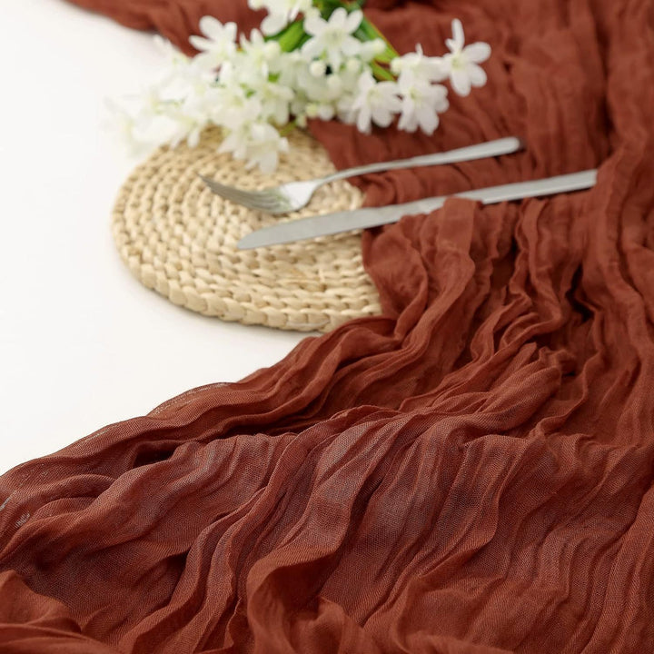 Wo Soft Chiffon Table Runner