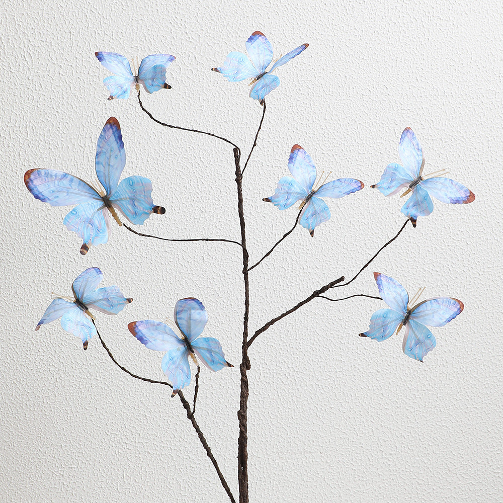 Decorative wall decoration with butterflies