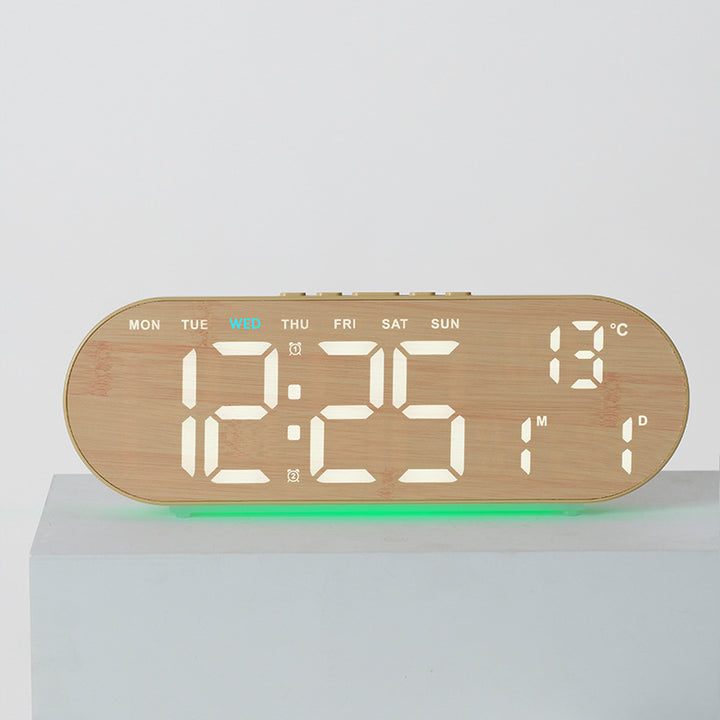 Digital Multi-Function Alarm Clock with Temperature Display