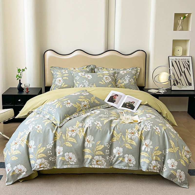 Floral Pattern Duvet Cover Set
