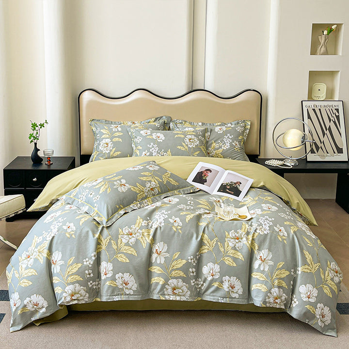 Floral Pattern Duvet Cover Set