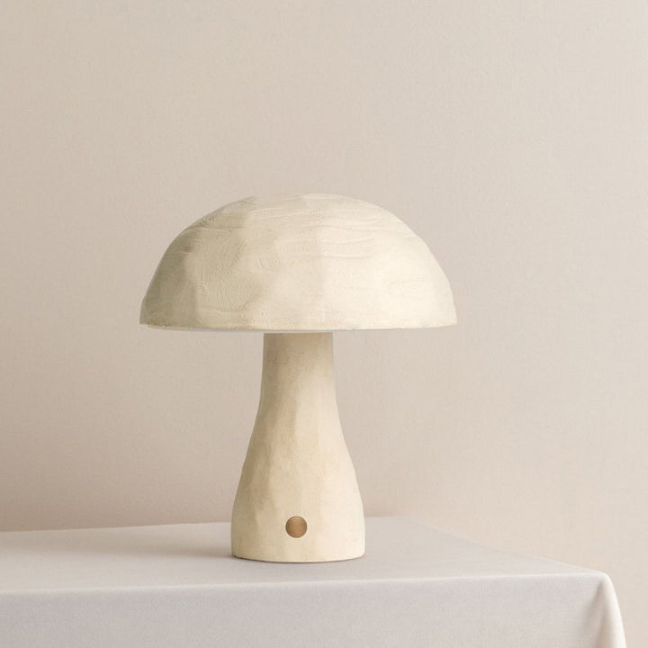 Artistic mushroom-shaped table lamp