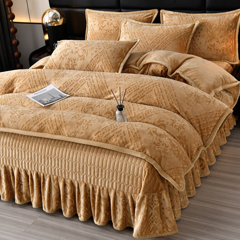 Luxurious Plush Velvet Comforter Set