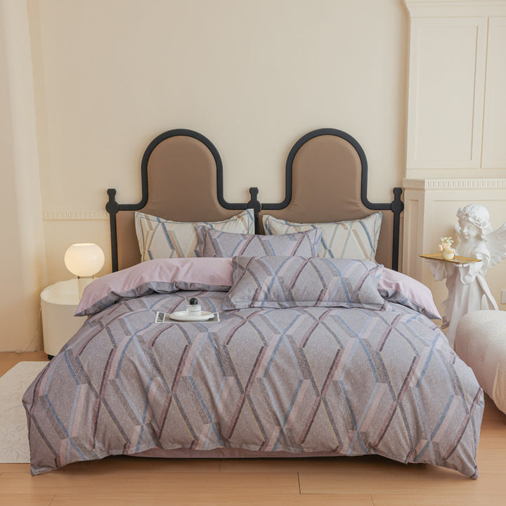 Nature-Inspired Botanical Print Duvet Cover Set