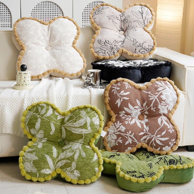 Floral Shaped Decorative Cushion