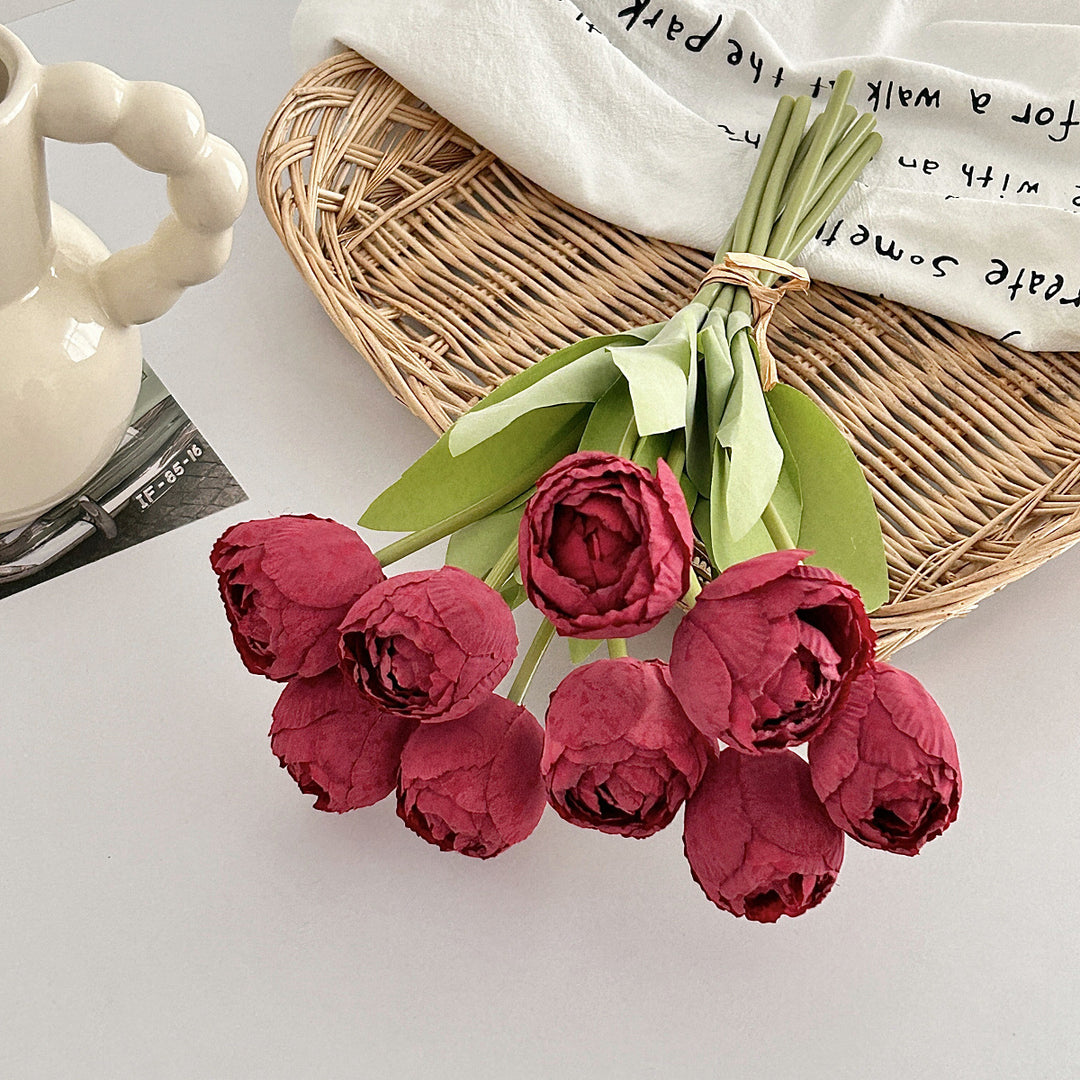 Elegant Faux Tulip Bouquet