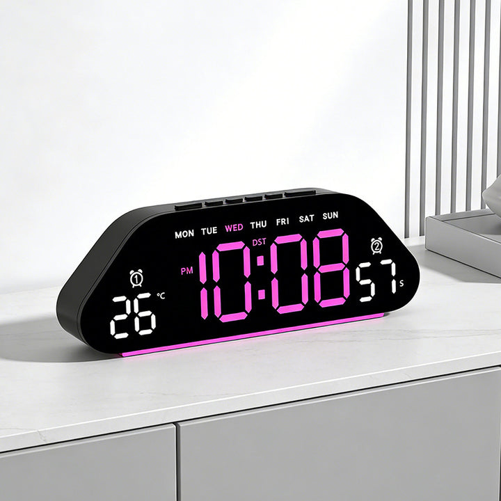 Digital Alarm Clock with Versatile Features